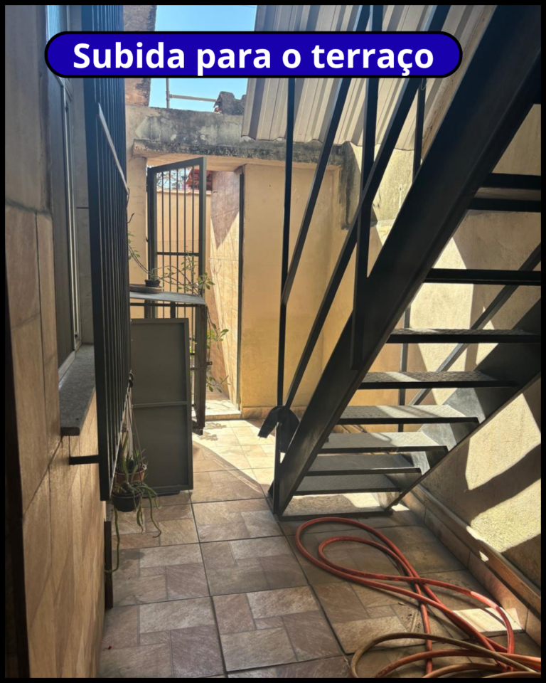 Subida para o terraço